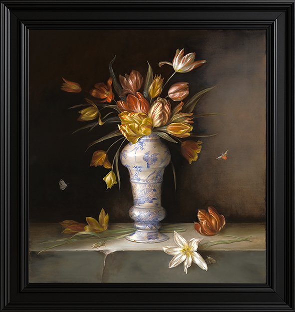 Dutch paintings tulip paintings by Tanja Moderscheim